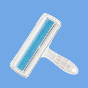 Set 1+1 de 2 role PETU pentru indepartarea scamelor si parului de animale, albastru