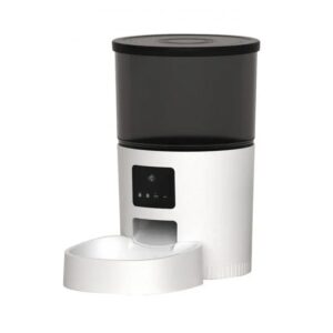 Dispenser automat inteligent pentru hrană câini și pisici, WiFi, cameră FullHD, 3L, control prin aplicație Smart Life