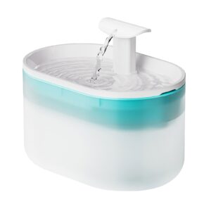 Distribuitor automat de apă pentru pisici și câini, 2.1L, cu 2 moduri de fântână, filtrare cu cărbune activ, funcționare silențioasă