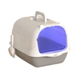 Litieră pentru pisici cu capac și sterilizare UV – igienă sporită pentru pisici până la 15 kg