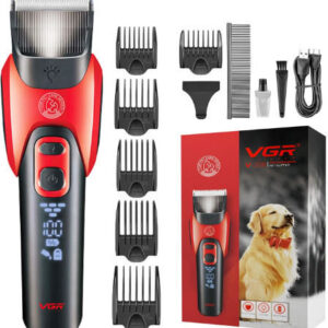 Mașină electrică de tuns pentru câini VGR V-208, aparat profesional pentru toaletarea animalelor de companie